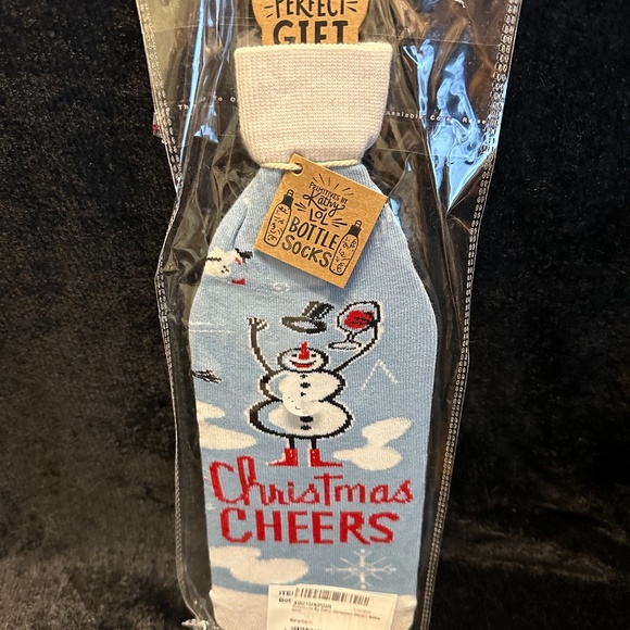 Christmas Cheer LOL Snowmen Bottle Socks by Primitives by Kathy - Picture 6 of 11